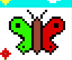 Premier dessin PixelArt de Célian