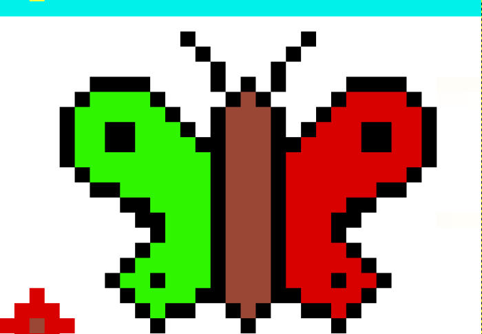 Premier dessin PixelArt de Célian