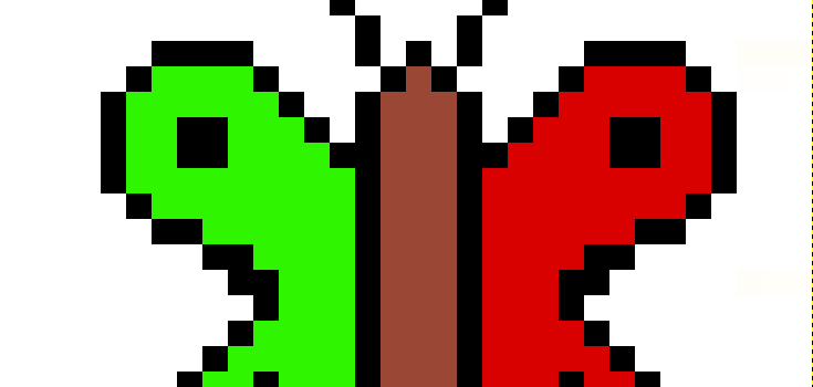 Premier dessin PixelArt de Célian